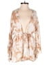 BoHo Me 100% Rayon Tie-dye Tan Romper Size XS - photo 1