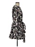Entro 100% Polyester Floral Black Casual Dress Size S - photo 4