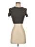 Shein Gray Short Sleeve Turtleneck Size 2 - photo 1