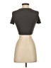 Shein Gray Short Sleeve Turtleneck Size 2 - photo 2