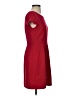 J.Crew Solid Red Casual Dress Size S - photo 4