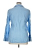 Zara Blue Long Sleeve Button-Down Shirt Size XL - photo 2