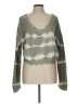 Jessica Simpson 100% Cotton Tie-dye Green Pullover Sweater Size L - photo 1