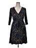 Leota Animal Print Blue Casual Dress Size XL - photo 1