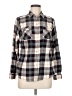 Eddie Bauer 100% Baumwolle Plaid Gray Ivory Long Sleeve Button-Down Shirt Size M - photo 1