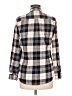 Eddie Bauer 100% Baumwolle Plaid Gray Ivory Long Sleeve Button-Down Shirt Size M - photo 2