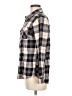 Eddie Bauer 100% Baumwolle Plaid Gray Ivory Long Sleeve Button-Down Shirt Size M - photo 5