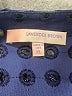 Lavender Brown 100% Rayon Polka Dots Blue 3/4 Sleeve Blouse Size XL - photo 7