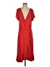 Assorted Brands Solid Red Casual Dress Size S - photo 1