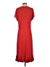 Assorted Brands Solid Red Casual Dress Size S - photo 2