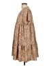Shein 100% Polyester Animal Print Tan Casual Dress Size L - photo 5