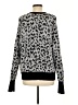 Halogen Animal Print Silver Pullover Sweater Size L - photo 2