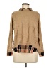 Foxcroft Plaid Tan Pullover Sweater Size L (petite) - photo 1