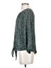 West Kei 100% Polyester Green Long Sleeve Blouse Size XS - photo 5