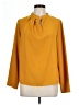 Shein 100% Polyester Yellow Long Sleeve Blouse Size L - photo 1