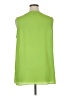 Ashley Stewart 100% Polyester Green Sleeveless Blouse Size 14 - 16 Plus - photo 2