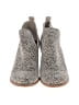 TOMS Animal Print Gray Black Ankle Boots Size 8 1/2 - photo 2