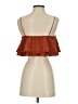 Shein 100% Polyester Orange Sleeveless Blouse Size 2 - photo 2