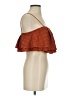 Shein 100% Polyester Orange Sleeveless Blouse Size 2 - photo 4