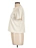 Cos Solid Ivory Short Sleeve Turtleneck Size M - photo 5