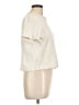 Cos Solid Ivory Short Sleeve Turtleneck Size M - photo 4