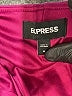 Express Solid Purple Casual Skirt Size M - photo 3