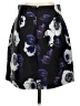 J.Crew 100% Polyester Print Purple Casual Skirt Size 2 - photo 2