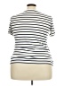 Lane Bryant Stripes Ivory Short Sleeve Turtleneck Size 18 - 20 Plus - photo 2