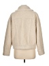 Marine Layer Ivory Faux Fur Jacket Size L - photo 2