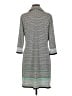 Max Studio Gray Casual Dress Size L - photo 2
