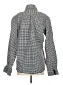 Gap 100% Cotton Houndstooth Gray Long Sleeve Button-Down Shirt Size S - photo 2