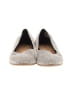 TOMS Silver Ivory Flats Size 10 - photo 2
