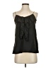 H&M 100% Polyester Black Sleeveless Blouse Size 4 - photo 1