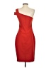 Likely Solid Red Cocktail Dress Size 4 - photo 2