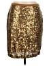 Broadway & Broome 100% Polyester Metallic Gold Formal Skirt Size 4 - photo 1
