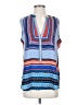 Brixon Ivy 100% Polyester Blue Sleeveless Blouse Size S - photo 1