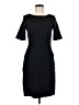 Lands' End Solid Black Casual Dress Size 6 - photo 1