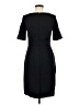 Lands' End Solid Black Casual Dress Size 6 - photo 2