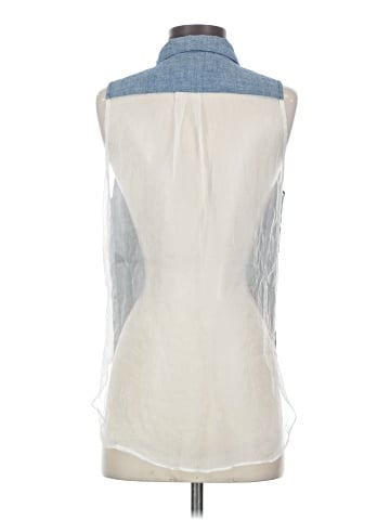 Elizabeth and James Sleeveless Button-Down Shirt (view 2)