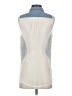 Elizabeth and James Blue Sleeveless Button-Down Shirt Size S - photo 2