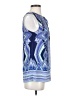 Rose & Thyme 100% Rayon Blue Sleeveless Blouse Size S - photo 4