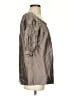 BCBGMAXAZRIA Metallic Silver Gray 3/4 Sleeve Blouse Size S - photo 4