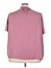 Torrid 100% Polyester Pink Short Sleeve Blouse Size 3X Plus (3) - photo 2