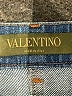 Valentino Graphic Blue Denim Shorts Size 24 waist - photo 11