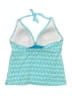 New Directions Chevron-herringbone Blue Swimsuit Top Size L - photo 2