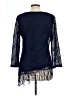 Melissa Paige 100% Polyester Blue 3/4 Sleeve Top Size L - photo 2