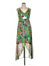 Guess 100% Polyester Tropical Green Cocktail Dress Size 14 - photo 1