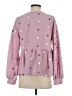 Blu Pepper 100% Polyester Pink Long Sleeve Blouse Size S - photo 2