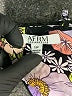 AFRM 100% Rayon Floral Black Jumpsuit Size S - photo 4