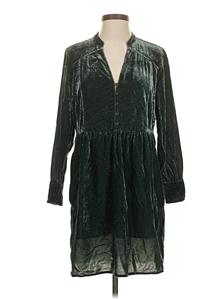 Pre-owned Holding Horses Casual Dress In Green